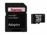 Hama - Flash-Speicherkarte (microSDHC/SD-Adapter inbegriffen)