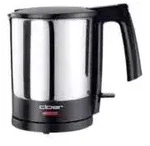 Cloer 4700 Wasserkocher Chrom-Schwarz