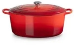 Le Creuset Le Creu Signature Br?ter 40cm kirschrot| oval