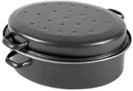 Kr&uuml;ger GBCS34 G&auml;nsebr&auml;ter matt 34cm, schwarz