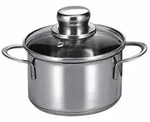 Kr&uuml;ger Fleischtopf Kochtopf Saturn Edelstahl mit Deckel 12cm