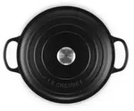 Le Creuset Signature - 8,1 l - Rund - Schwarz - Eisenguss - Emaille - Schwarz