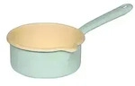 "RIESS 0036-6 Stielt&ouml;pfe Design "Bunt", 0,75 l, &oslash; 14 cm, H 6,7 cm, blau/gelb (1