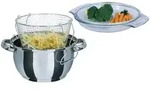 GSW 488204 Frittiertopf Edelstahl 22cm, silber