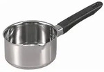 Kr&uuml;ger Stieltopf aus rostfreiem Edelstahl fassung 900ml 14cm