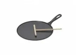 Le Creuset 20136270000460, Rund, Cr&ecirc;pe-Pfanne, Schwarz, Eisenguss, Keramik,...