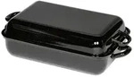 RIESS Bratrohrpfanne mit Deckel 32/22 Profi, schwarz