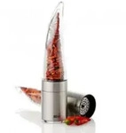 AdHoc Pepe, Pepper grinder, Acryl, Edelstahl, Pfeffer, Edelstahl, Transparent, 205