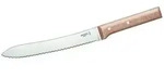 Opinel 254338 Brotmesser Parallele Sandvik-Stahl mit Wellenschliff, Griff: Buche,
