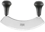 Westmark 12942270 Wiegemesser doppelt 17,5cm, schwarz/silber