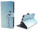 Huawei P8 Handyh&uuml;lle Bookcover Blau
