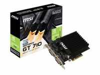 MSI Gaming Grafikkarte Nvidia GeForce GT710 2 GB GDDR3-RAM PCIe x16 HDMI®, DVI, VGA