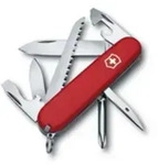 Victorinox Hiker, Multi-Tool-Messer, ABS Synthetik, Rot, 13 Werkzeug, 9,1 cm, 26 mm