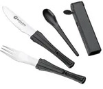 B&ouml;ker Snac Pac Campingbesteck - Black
