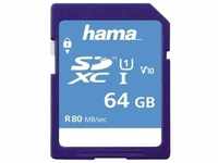 Hama - Flash-Speicherkarte - 64 GB - UHS Class 1 / Class10
