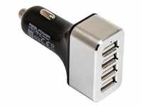 Realpower 4-Port USB car charger - Auto-Netzteil - 2400 mA - 4
