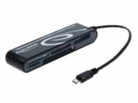 DeLOCK Micro USB OTG Card Reader 5 Slot - Kartenleser (CF I, CF II, MS, MMC, SD, xD,