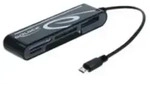 DeLOCK Micro USB OTG Card Reader 5 Slot - Kartenleser (CF I, CF II, MS, MMC, SD, xD,