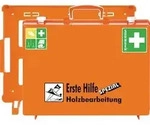 Erste Hilfe Koffer Beruf SPEZIAL Holzbearbeitung B400xH300xT150ca.mm orange
