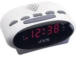 ICES ICR-210 Radiowecker UKW Wei&szlig;