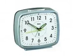 Mebus Radio, Digitaler Wecker, Silber, Wei&szlig;, 12 h, Radio/Summer, Analog, Akku