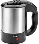 Clatronic WKR 3624 Wasserkocher Edelstahl, Schwarz Fassungsverm&ouml;gen: 0.5 l