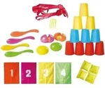 Knorrtoys 56000 - Party Set FUN, 32teilig, Sackh&uuml;pfen, Eierlaufen, Dosenwerfen