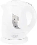 Adler AD 08 Wasserkocher 850 W - 1 L, 360&deg; drehbar, Wei&szlig;
