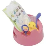 Puppen-T&ouml;pfchenset mit Zubeh&ouml;r, # 15 cm 804