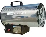 G&Uuml;DE Hei&szlig;luftgebl&auml;se 10 W Silber