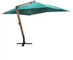 vidaXL Ampelschirm Melia 300x400 cm Gr&uuml;n