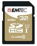 Emtec SD 32GB UHS-I U1 EliteGold Multimedia-Technik SD Karten