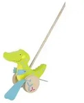 Goki 54911 - Schiebetier Krokodil, Susibelle
