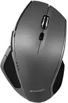 Verbatim Deluxe Ergonomische Maus Funk Optisch Grau (metallic) 8 Tasten 1600 dpi