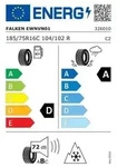 FALKEN Winterreifen 185/75 R16 TL 104/102R EUROWINTER VAN01 C 8PR M+S 3PMSF