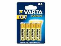 Varta Superlife - Batterie 4 x AA-Typ - Kohlenstoff