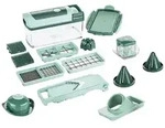 Nicer Dicer 33796 Fusion Julietti, Set 16-tlg., mintgr&uuml;n