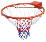 vidaXL Basketballkorb mit Netz Orange 45 cm