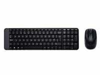 Logitech Tastatur- und Maus-Set MK220 - Schwarz