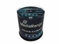 MediaRange - 100 x DVD+R DL - 8.5 GB 8x - mit Tintenstrahldrucker bedruckbare