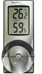 TECHNOLINE Digitales Thermo-Hygrometer WS 7025, mit Saugnapf