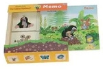 Memo Der kleine Maulwurf 12x12x3,5 cm aus Holz