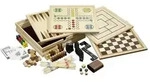 Holz Spielesammlung 10, medium, Brettspiel, f&uuml;r 1+ Spieler, ab 6 Jahren