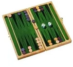 Backgammon 25 x 24 x 4 cm, Holz, per St&uuml;ck