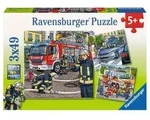 Ravensburger Puzzle Helfer In Der Not, inklusive Mini-Poster, 3 x 49 Teile, 09335 9