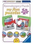 Ravensburger 07332 - Einsatzfahrzeuge, Puzzle 9 x 2 Teile