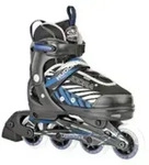 Hudora 28236Kinderinliner Leon - Gr. 33-36 - schwarz/blau
