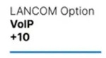 Lancom VoIP Advanced Option - Lizenz - 10 gleichzeitige VoIP-Leitungen