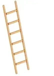 Layher 1052 Holzanlegeleiter 6 Sprossen