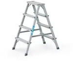 Stufen-Stehleiter Scana B 2x4 Stufen L.0,94m Arbeits-H.2,45m G.3,8kg Zarges
